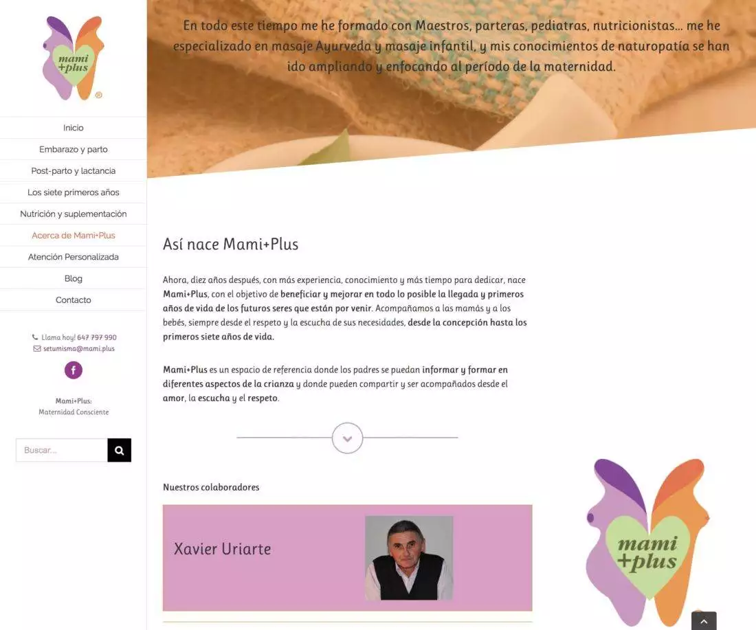 mami.plus about - preview